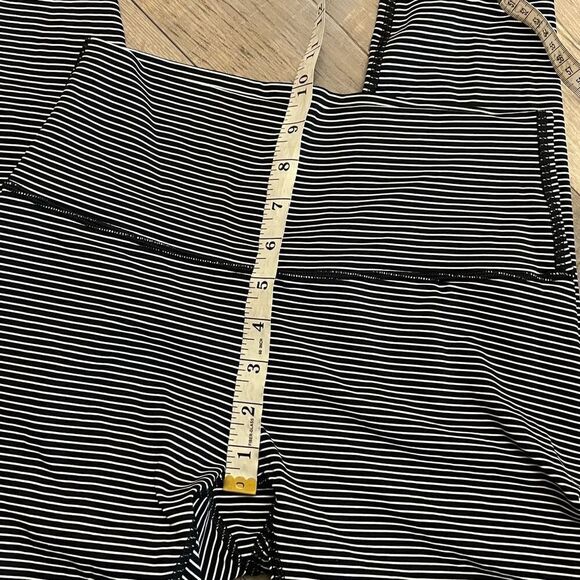 Lululemon Wunder Under Hype Stripe Black White size 8 - Picture 6 of 8